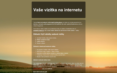 Jednoduchý redakční systém webhostingu Endora.cz