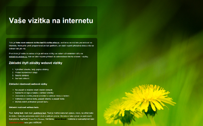 Jednoduchý redakční systém webhostingu Endora.cz